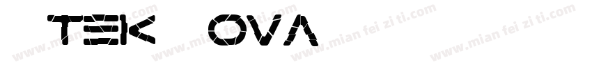 Gtek Nova字体转换